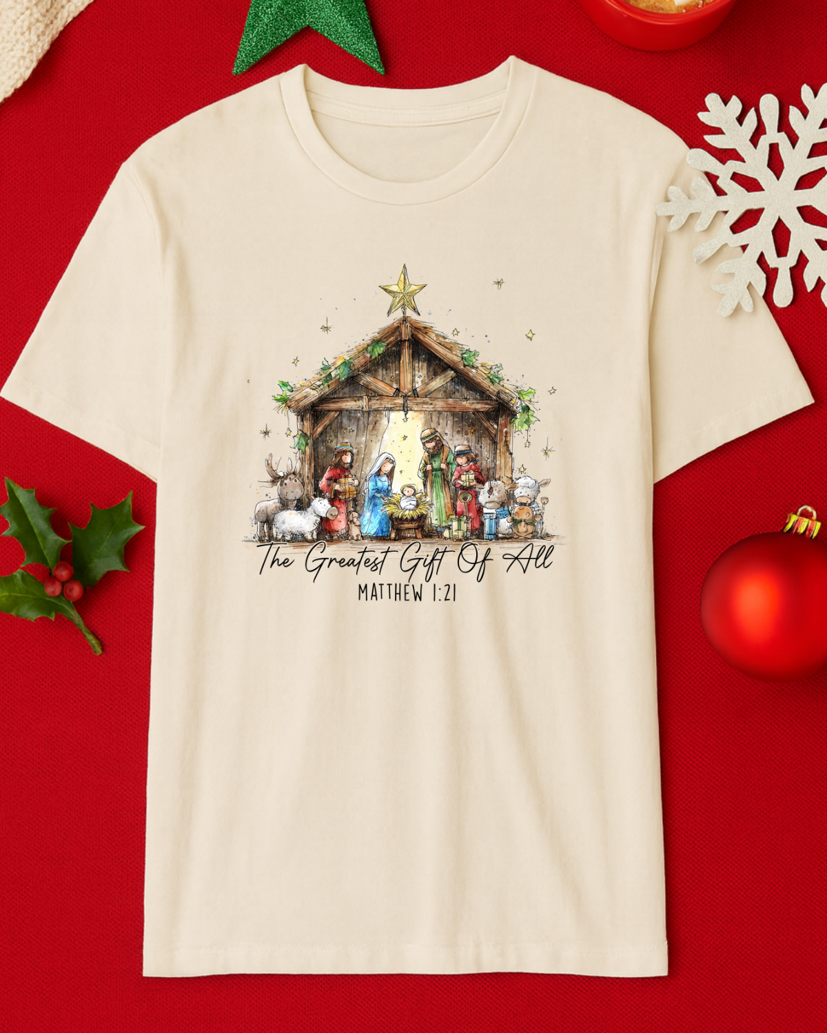 Greatest Gift of All Graphic Top (4 Shirt Options)
