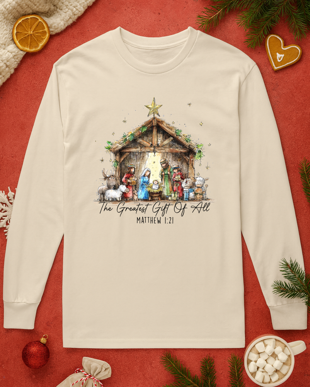 Greatest Gift of All Graphic Top (4 Shirt Options)