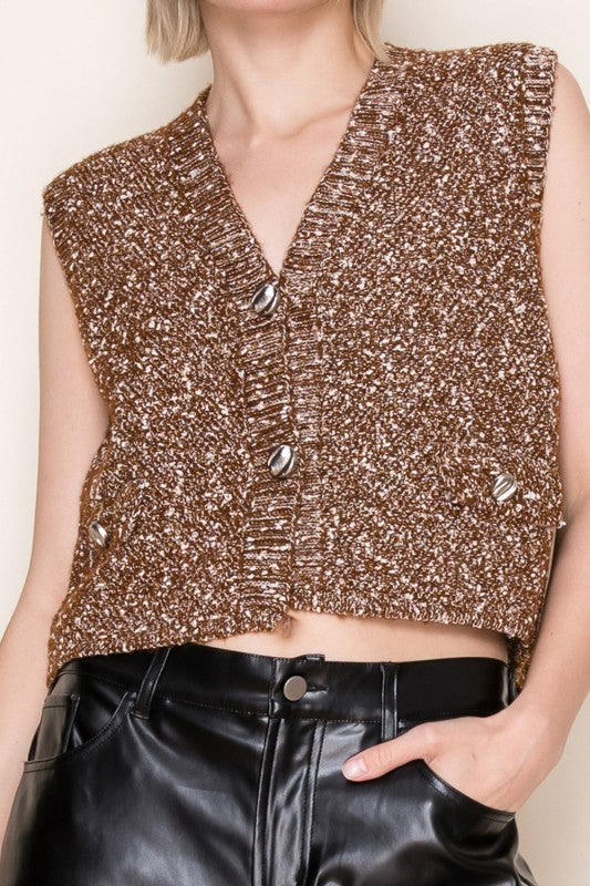Reg/Plus-The One Sleeveless Knit Vest