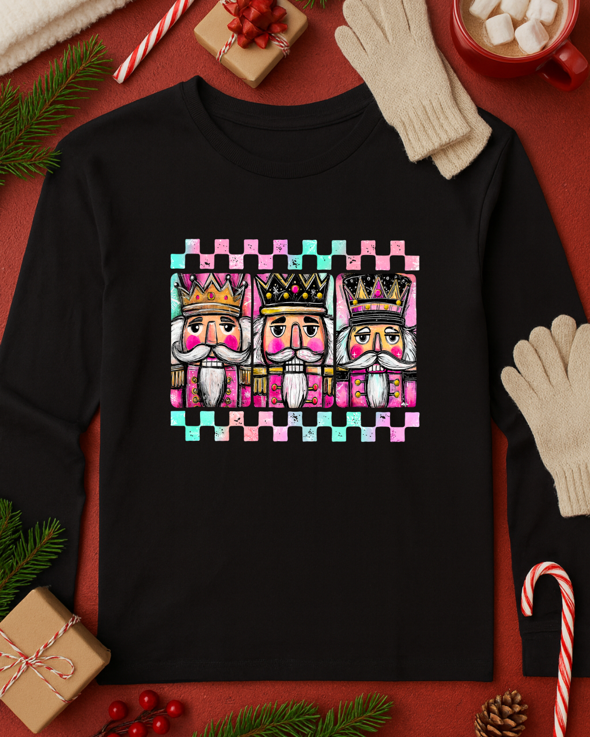 Nutcracker Trio Graphic Top (4 Shirt Options)