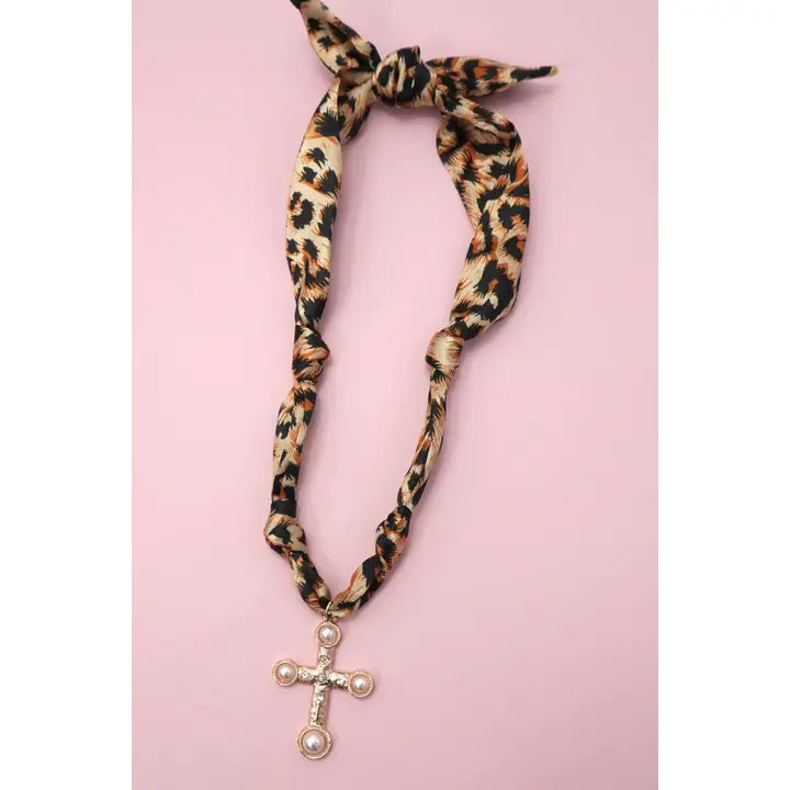 Handmade Scarf Charm Necklace