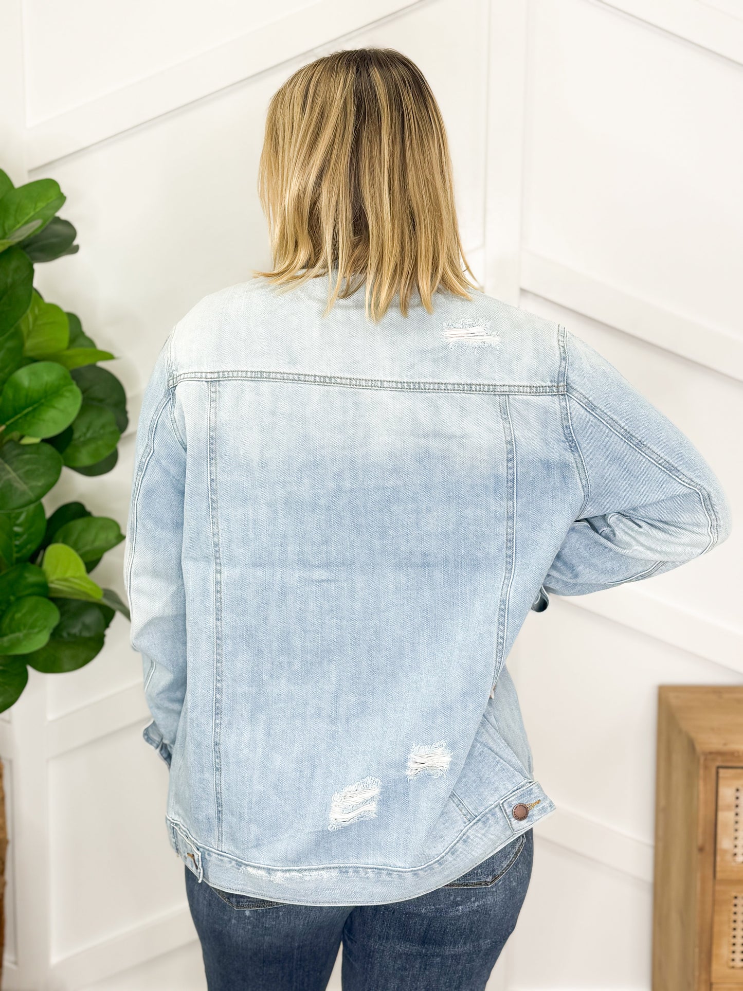 Reg/Plus- This Is Me Now Denim Jacket