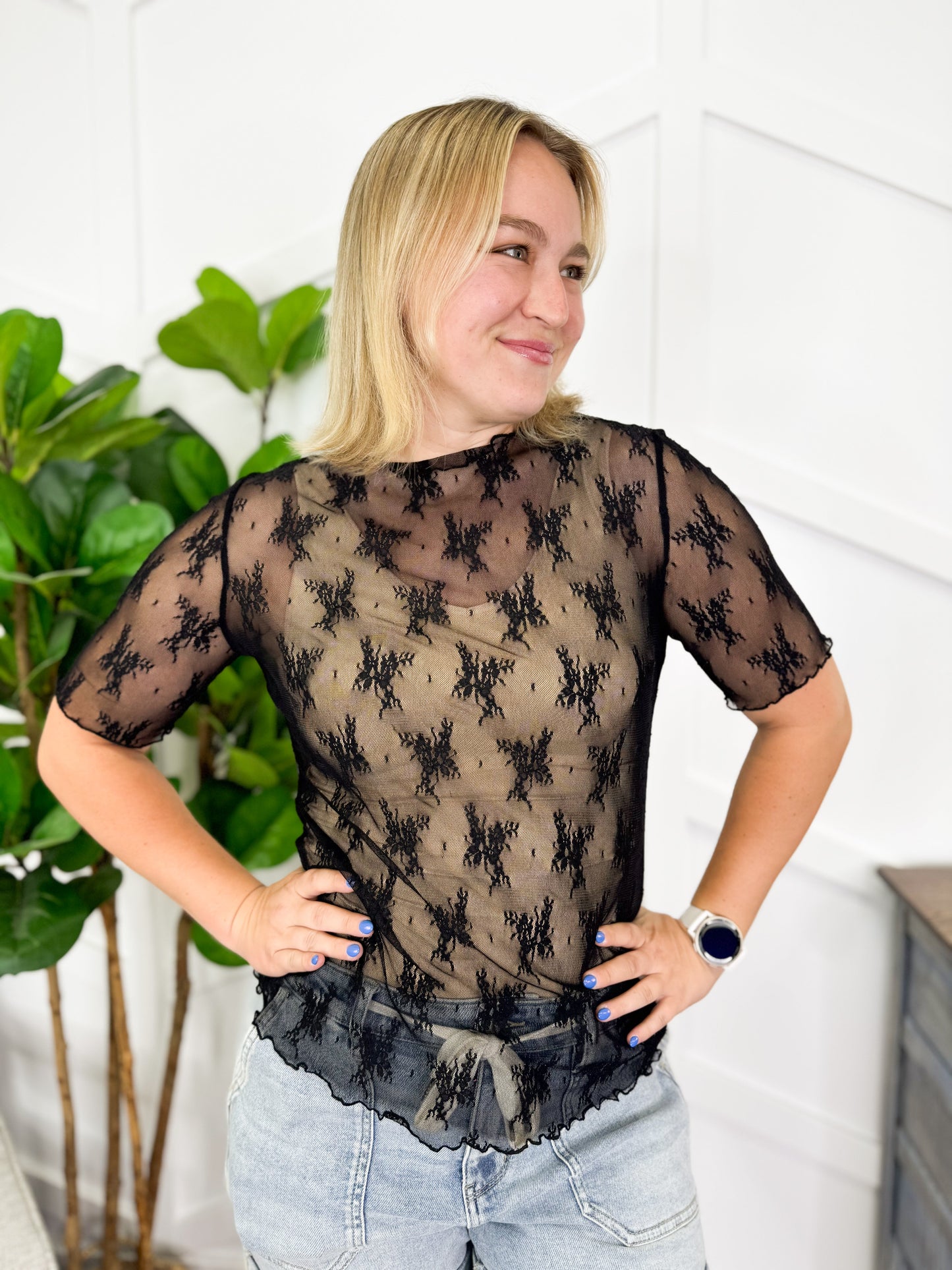 Short Sleeve Mesh Top (Assorted)