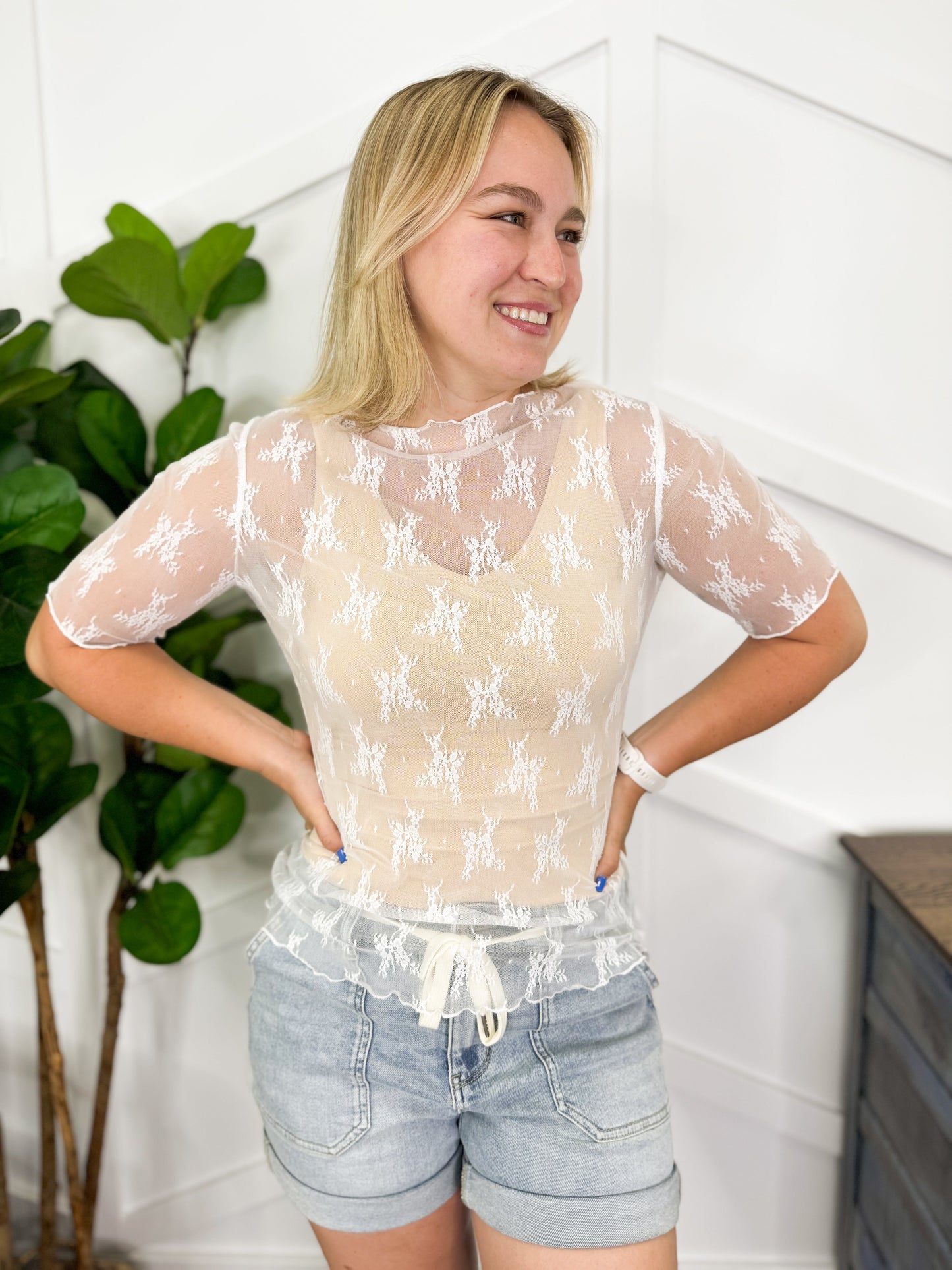 Short Sleeve Mesh Top (Assorted)