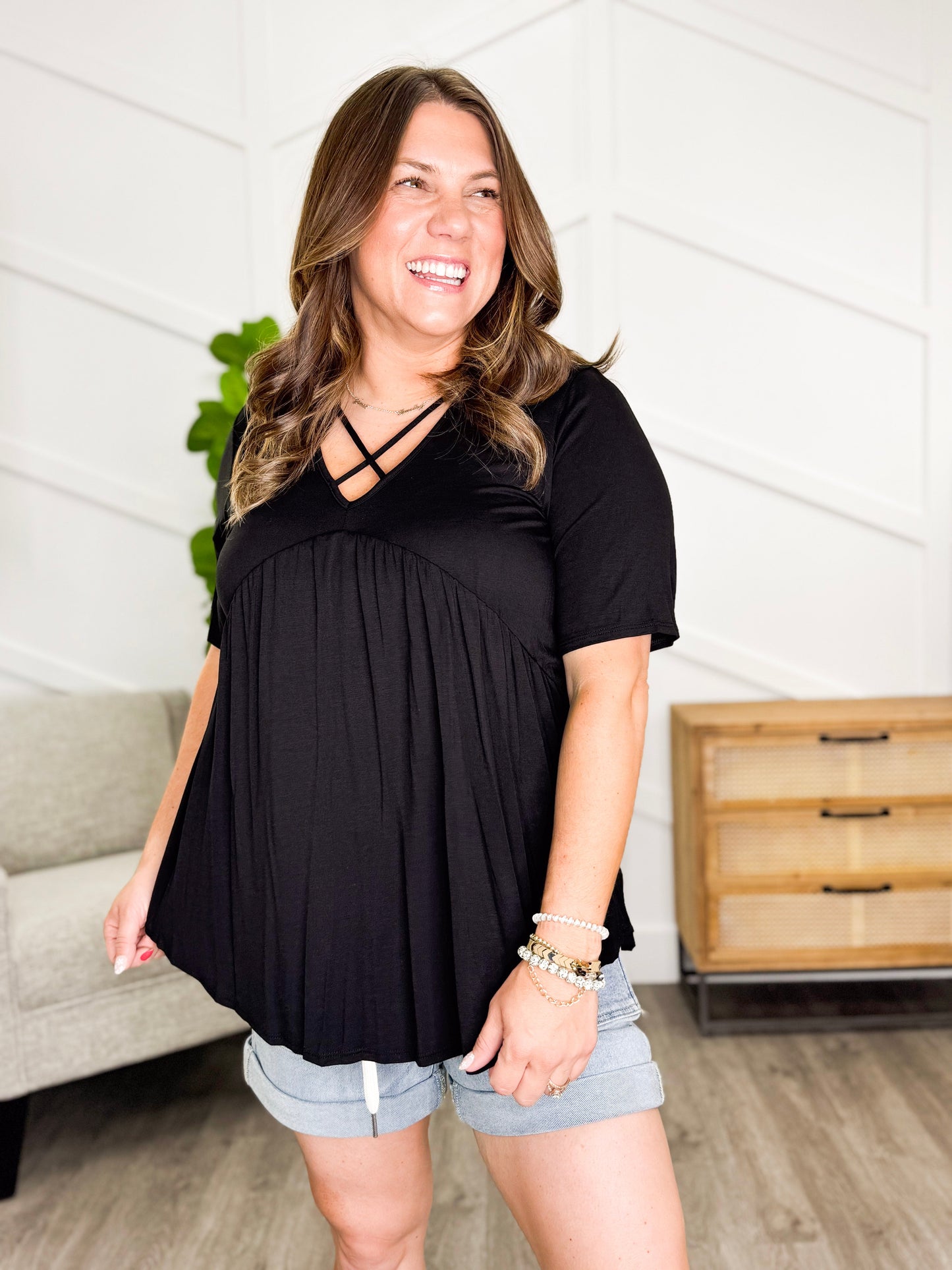 Reg/Plus-Perfect Staple Top