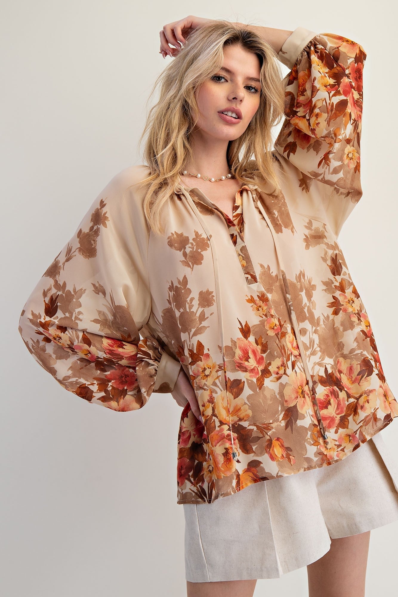 Reg/Plus- Floral Balance Top