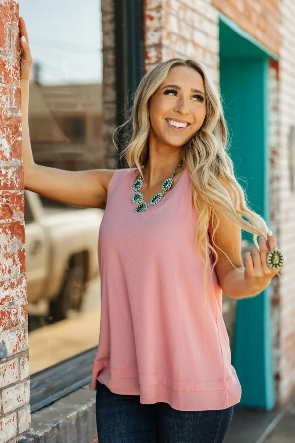 Reg/Plus-Life's A Breeze Tank Top