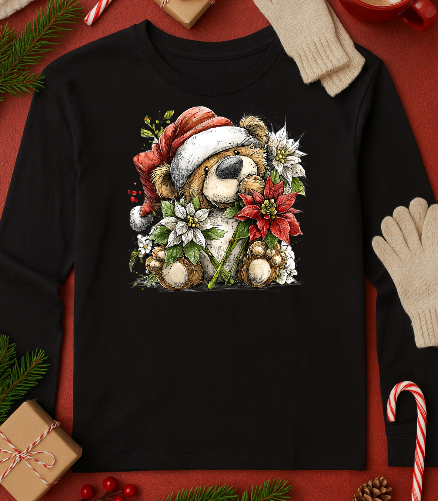 Christmas Cuddles Tee (3 Shirt Options)
