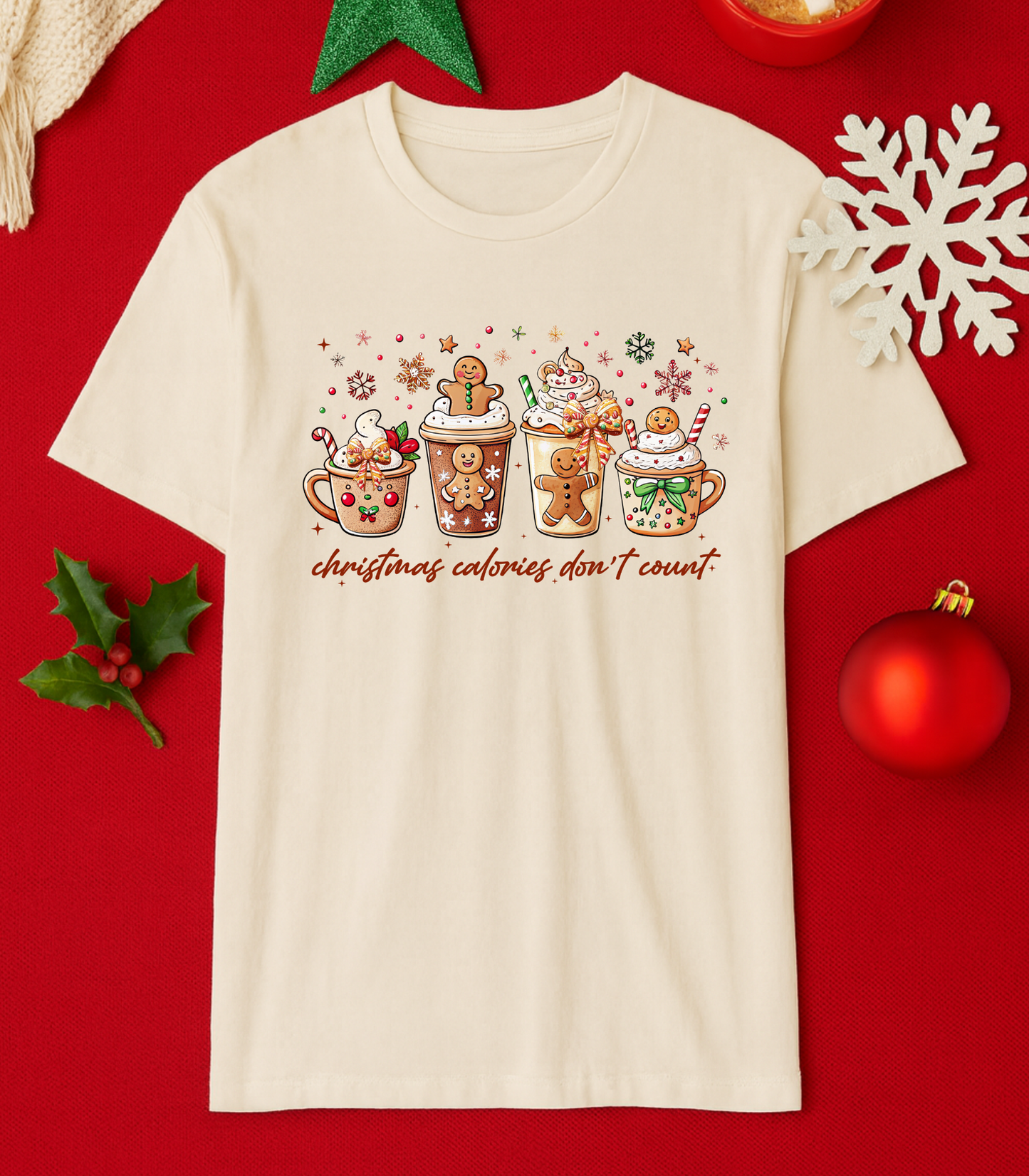 Christmas Calories Tee (4 Shirt Options)