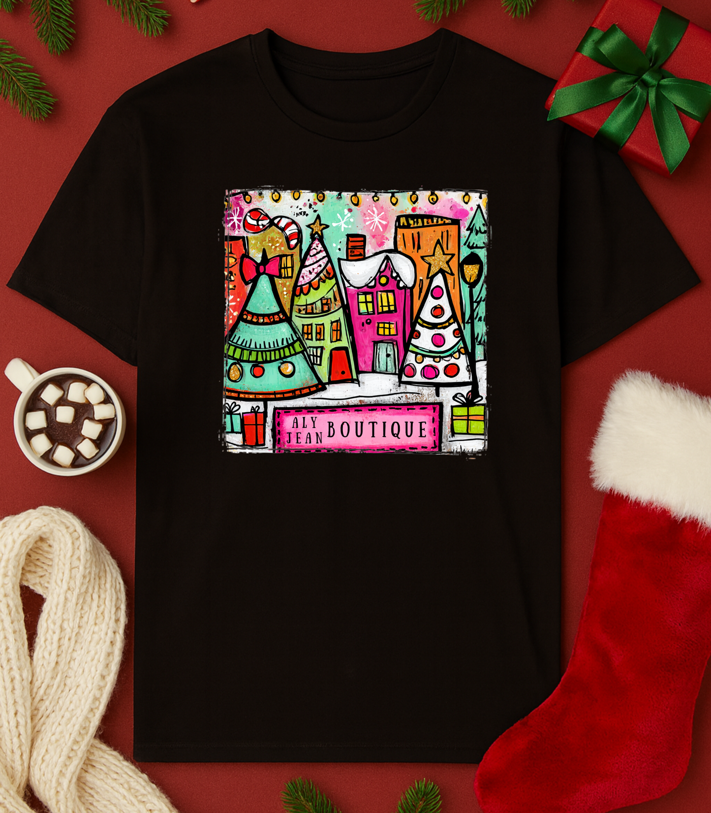 Winter Aly Jean Boutique Tee (5 Shirt Options)