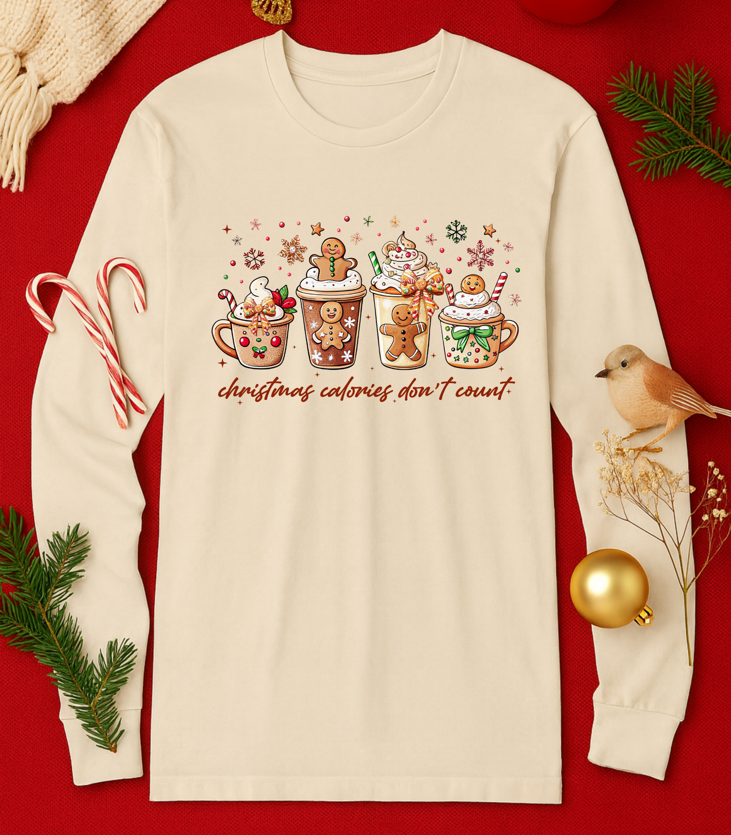 Christmas Calories Tee (4 Shirt Options)