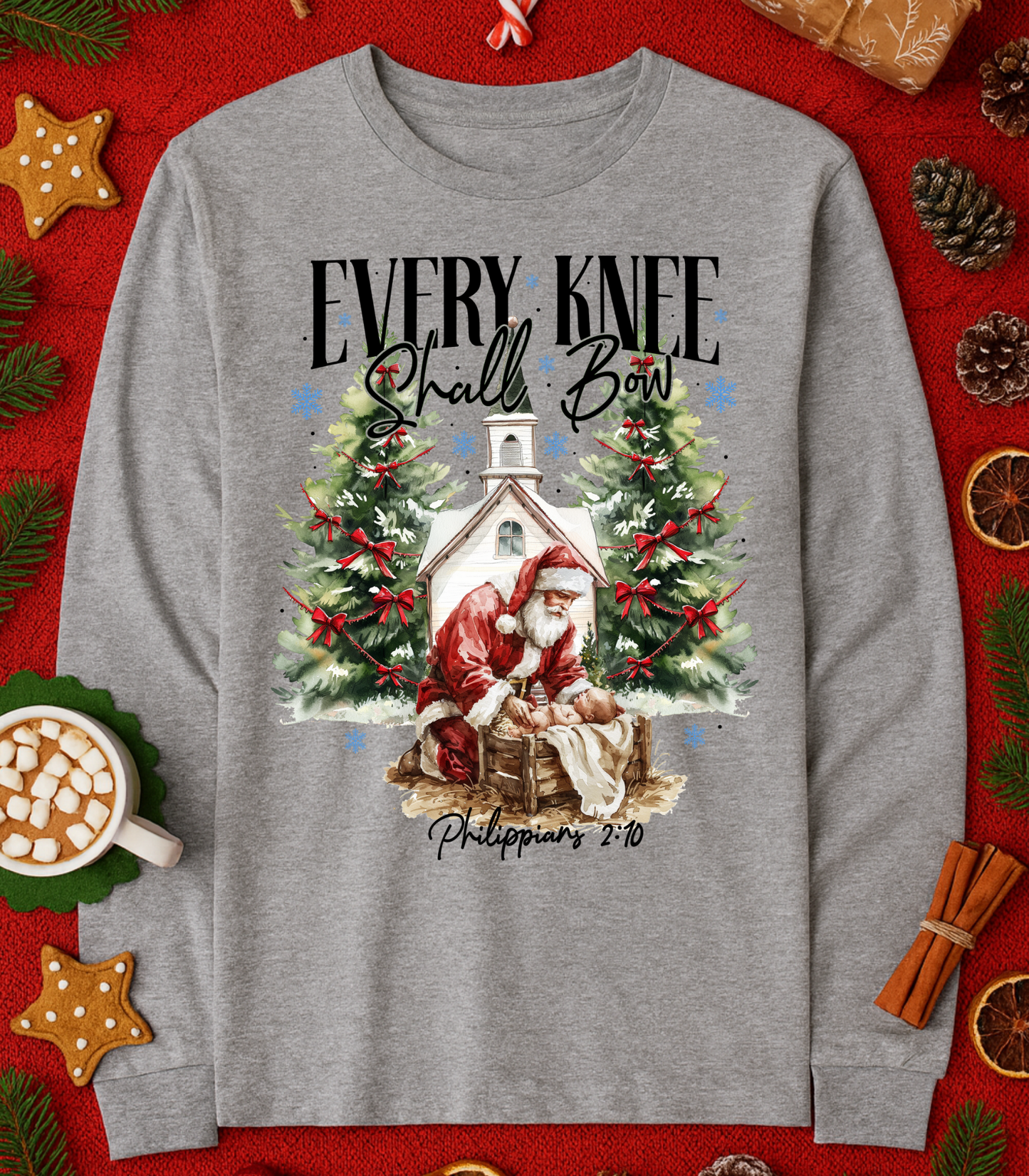 Every Knee Shall Bow Tee (4 Shirt Options)