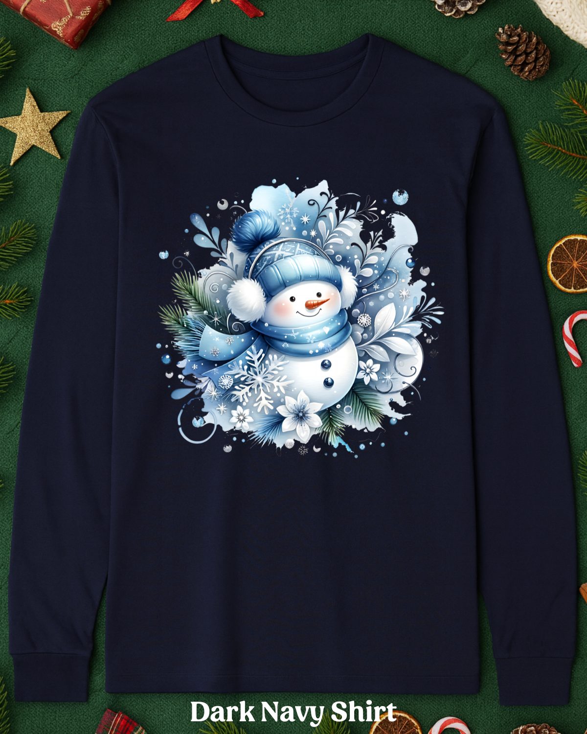 Cheery Little Snowman Top (4 Shirt Options)