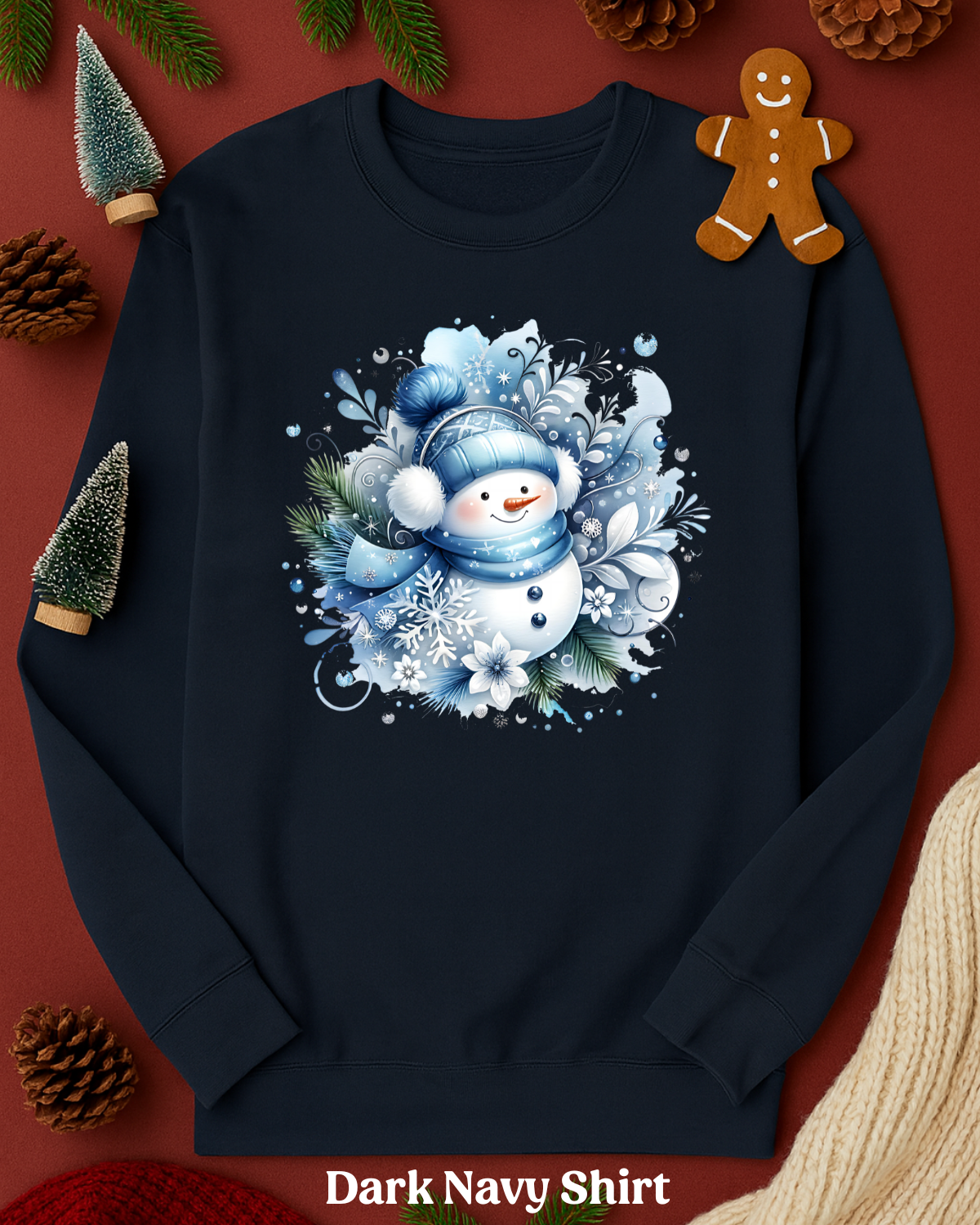 Cheery Little Snowman Top (4 Shirt Options)