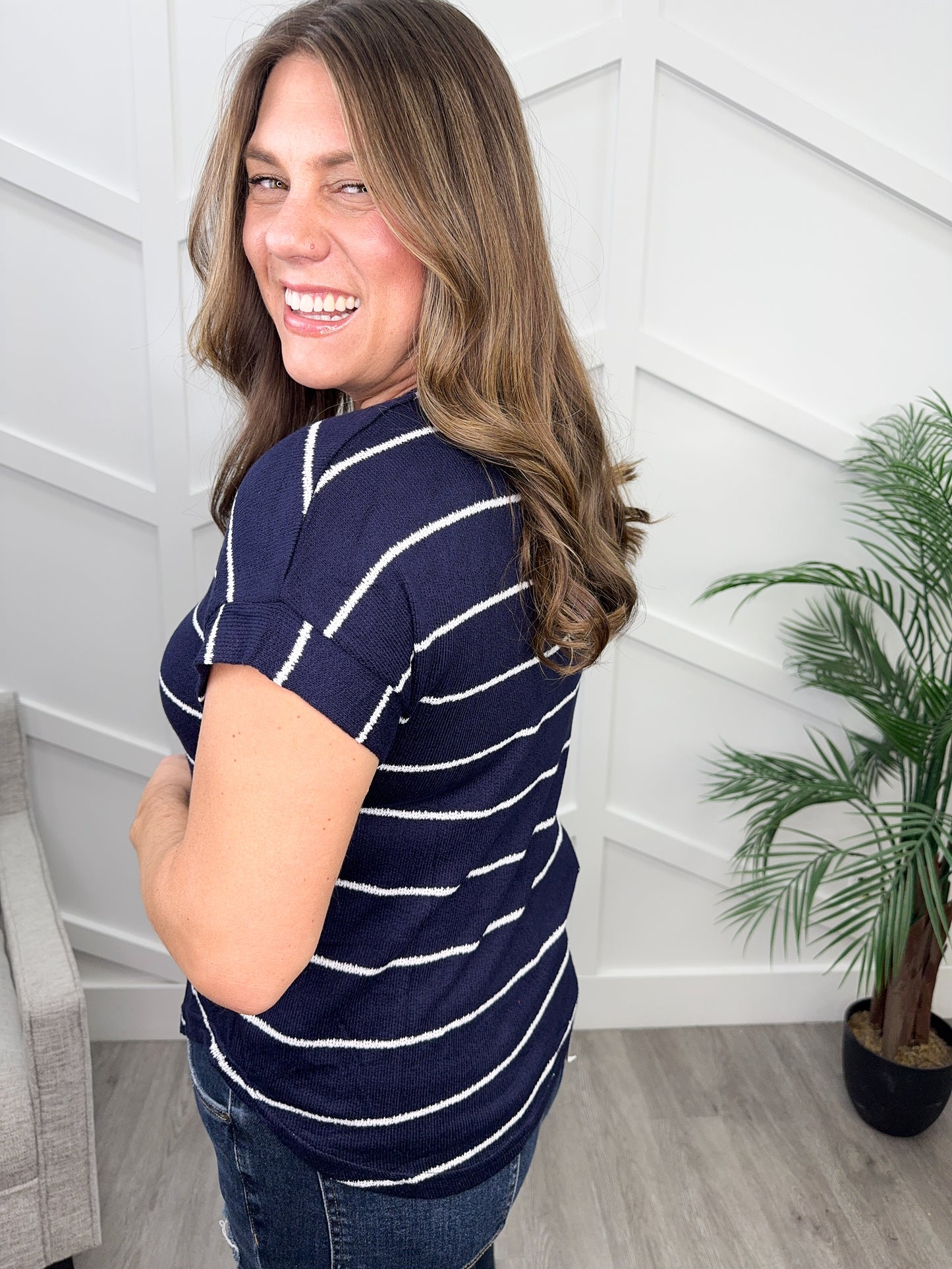 Reg/Plus-Through The Lines Top