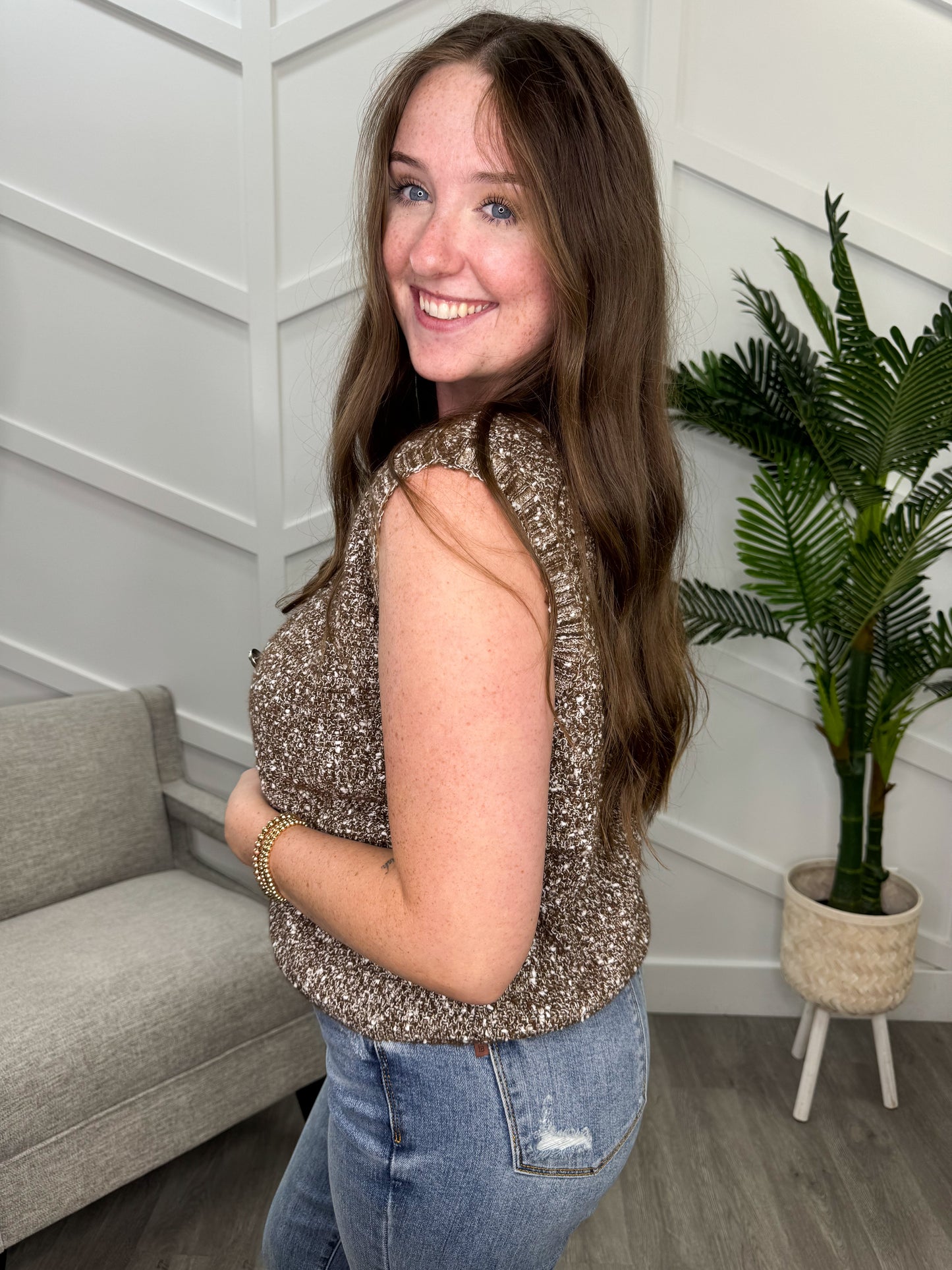 Reg/Plus-The One Sleeveless Knit Vest