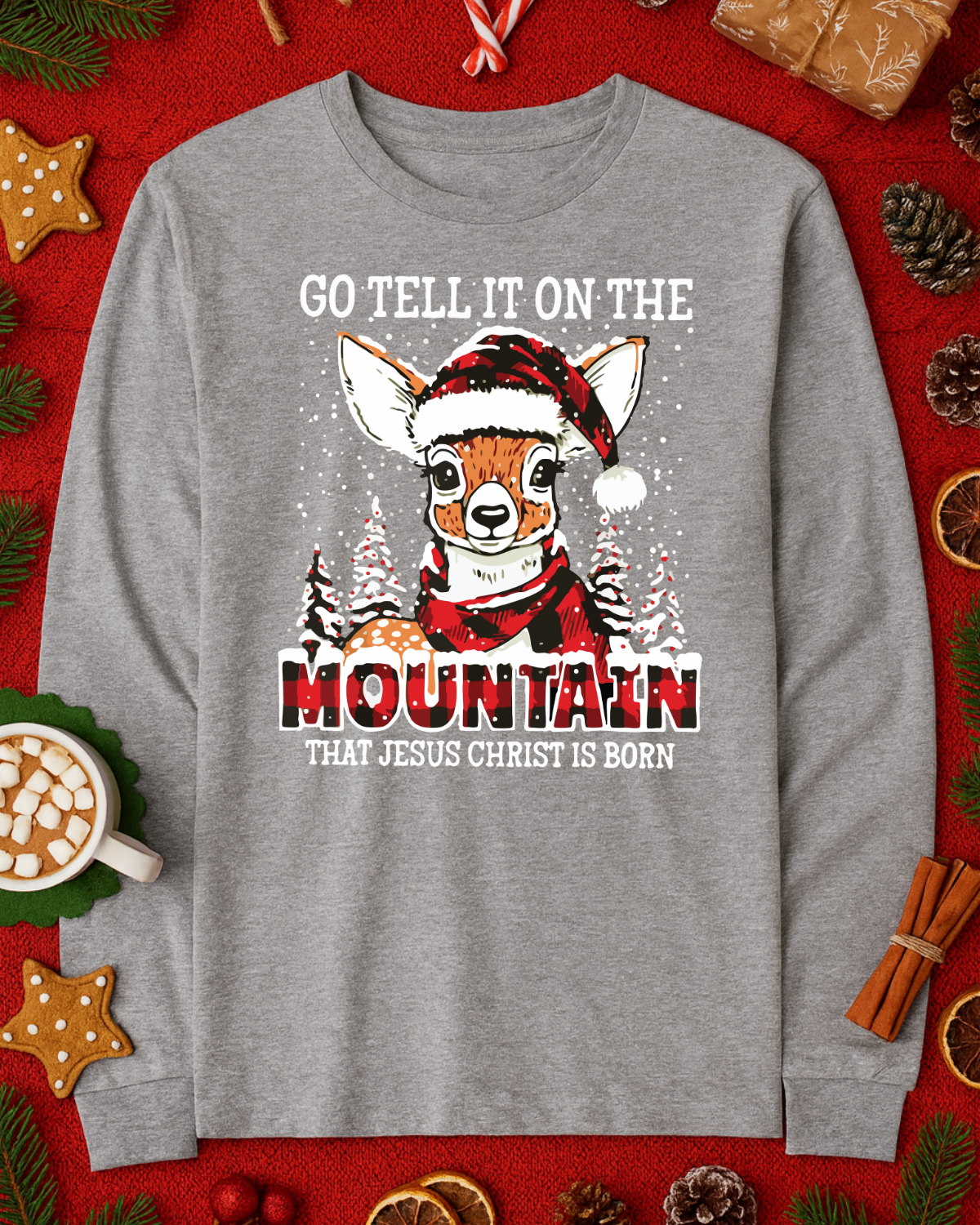 Go Tell it on the Mountain Graphic Top (4 Shirt Options)
