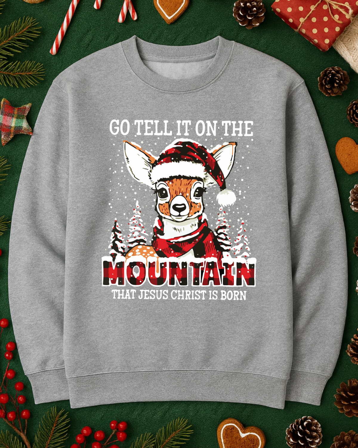 Go Tell it on the Mountain Graphic Top (4 Shirt Options)