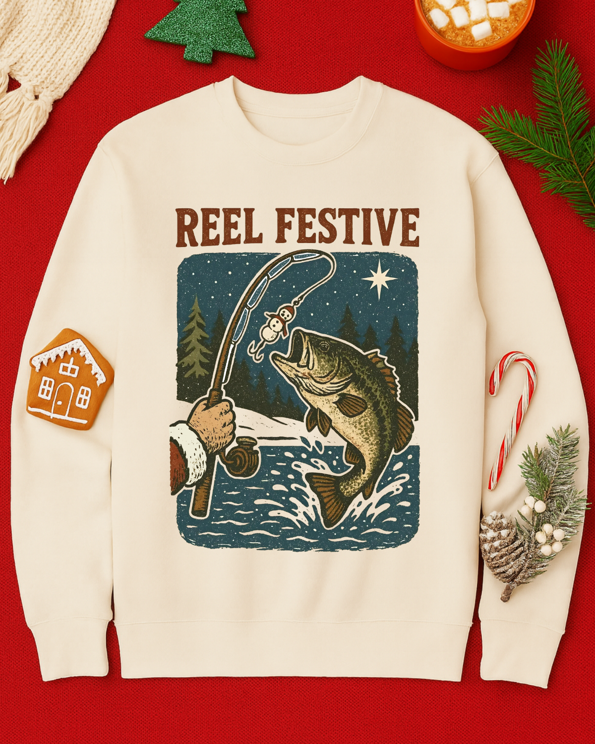 Reel Festive Graphic Top (3 Shirt Options)
