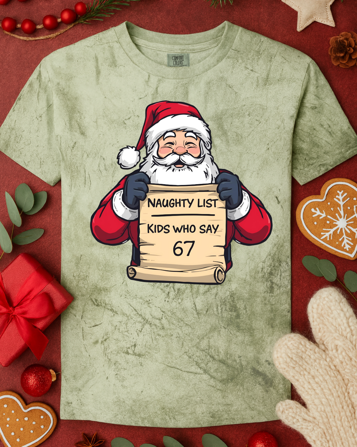 Naughty List Graphic Top (4 Shirt Options)