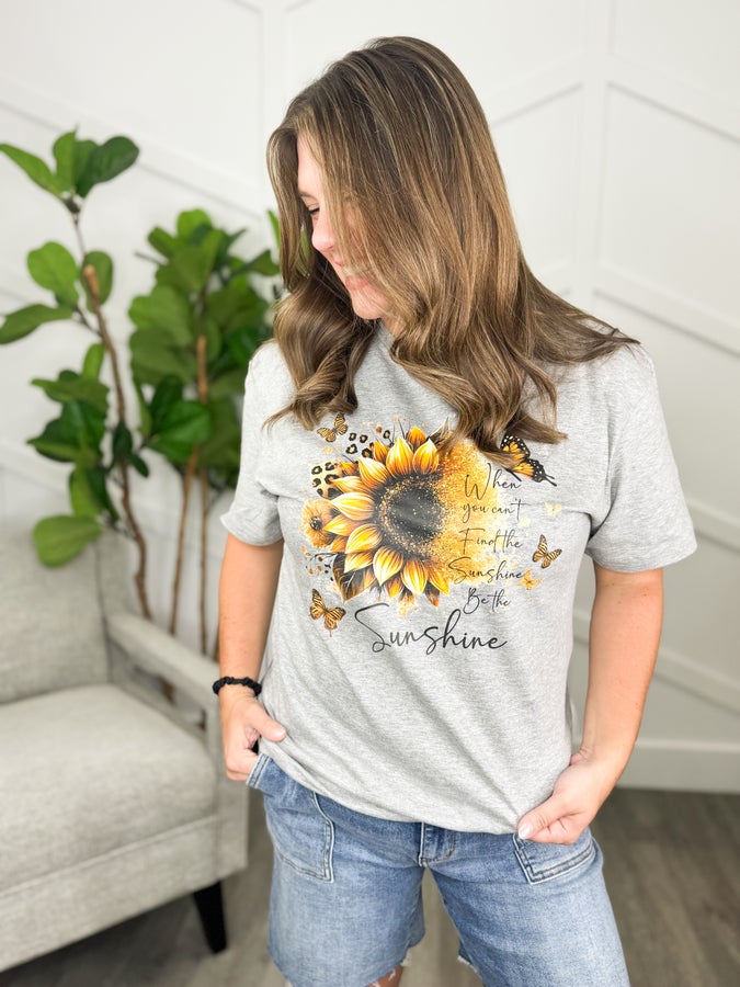 Be The Sunshine Sunflower Tee
