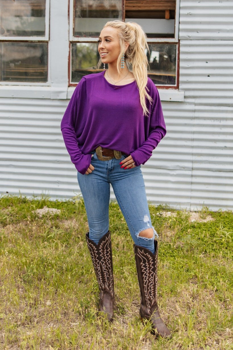 Reg/Plus-Falling For Comfort Top