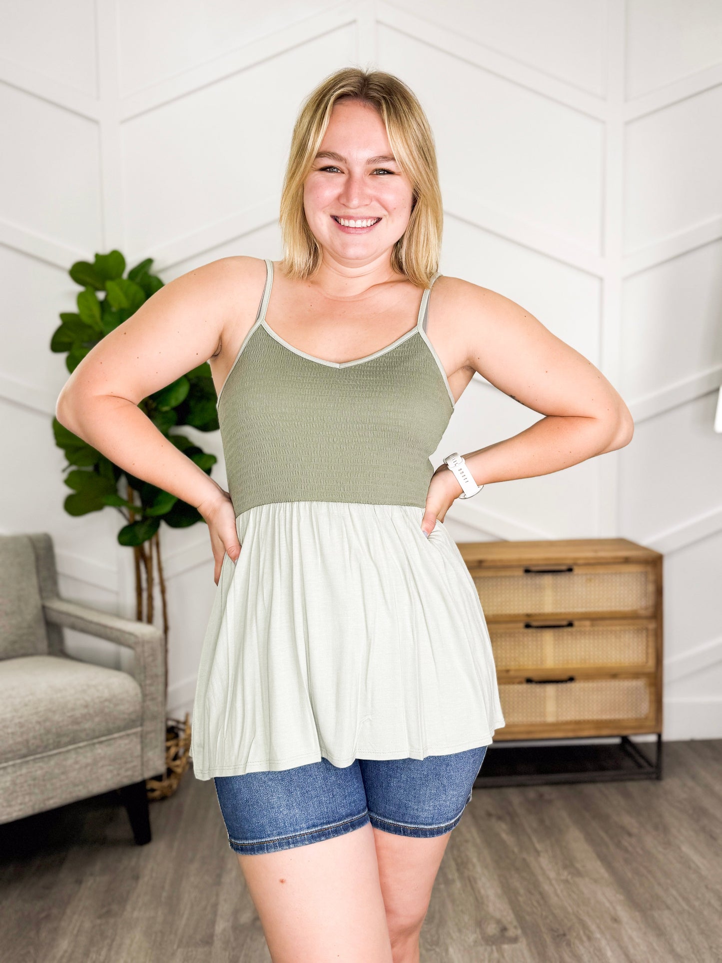 Reg/Plus-Forever Effortless Tank Top