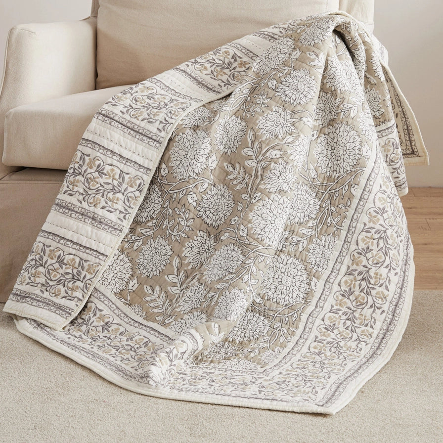 Adare Quilted Throw Blanket