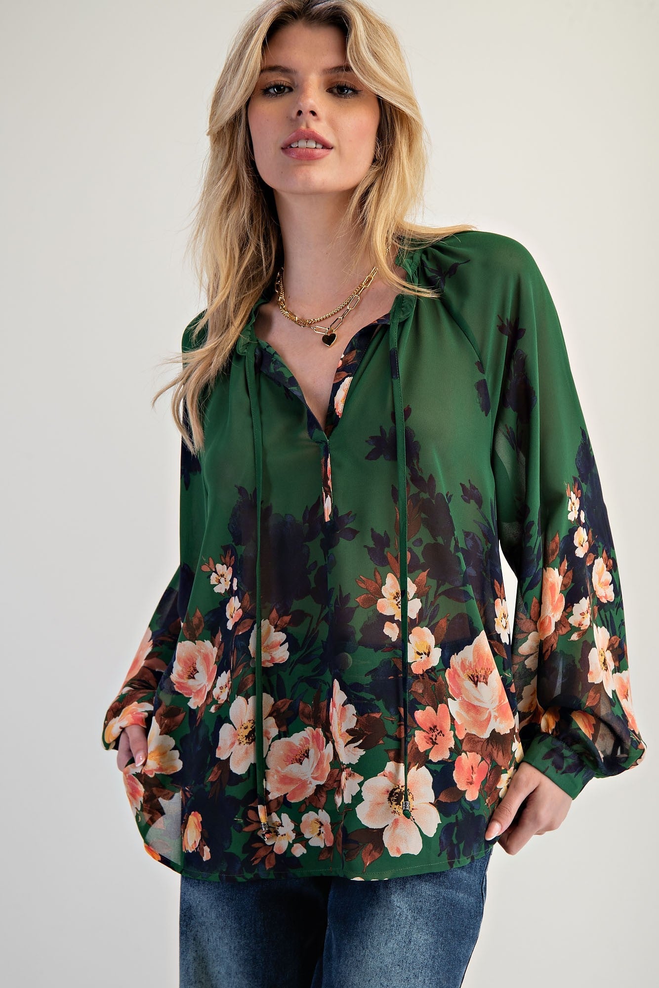 Reg/Plus- Floral Balance Top