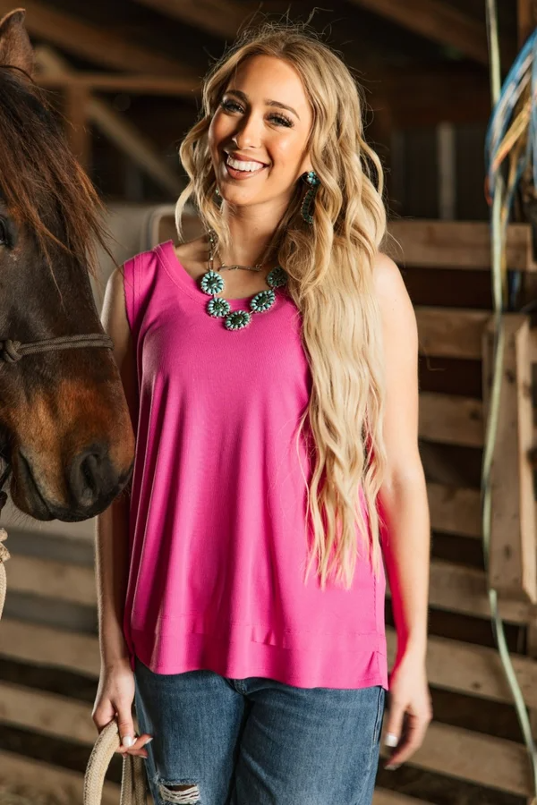 Reg/Plus-Life's A Breeze Tank Top
