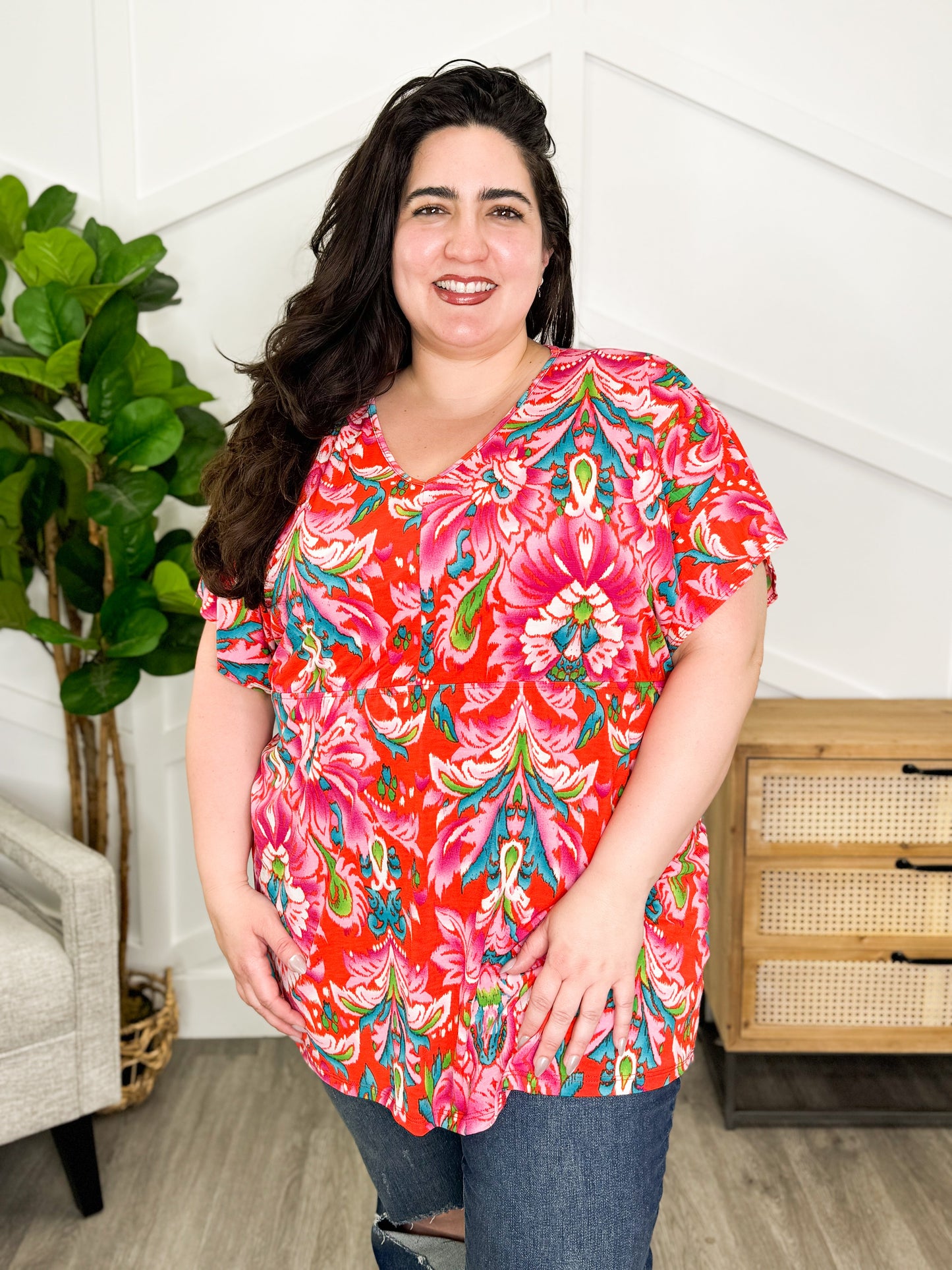 Reg/Plus-The Beauty Of Bliss Top