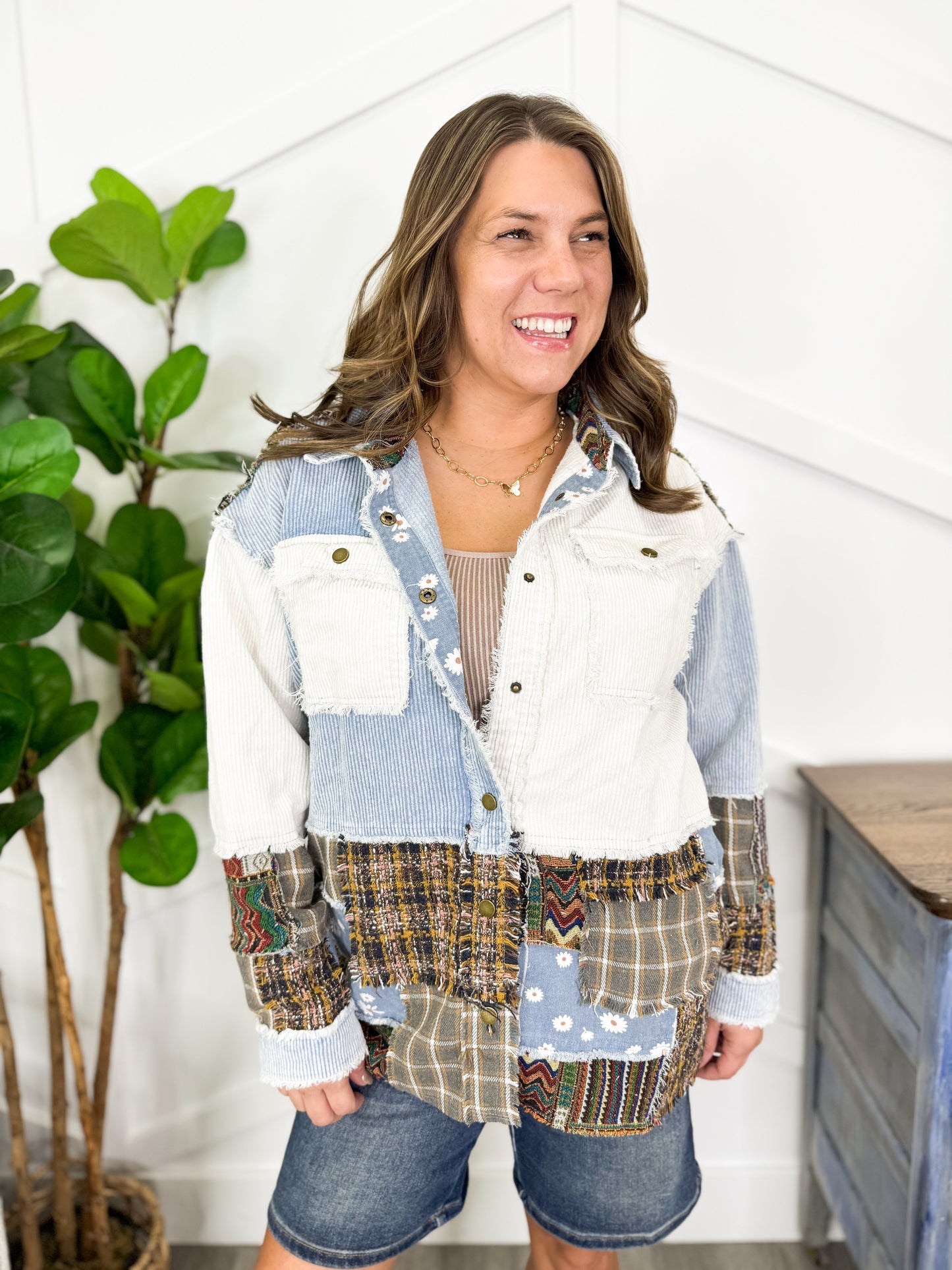 Reg- Sweet Stitch Serenity Shacket