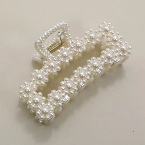 Pearl Hair Claw Clips
