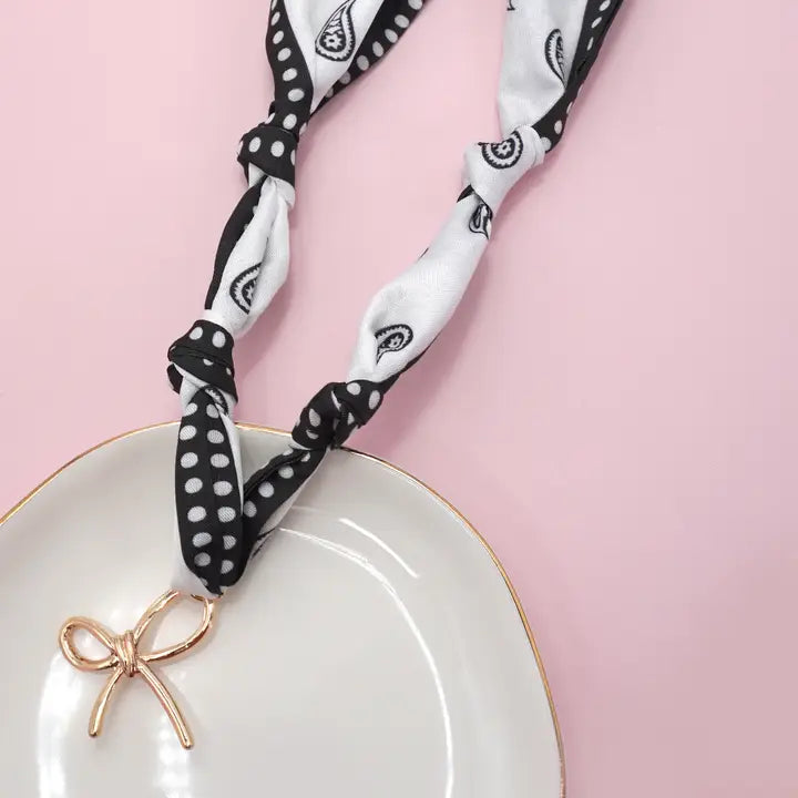 Handmade Scarf Charm Necklace