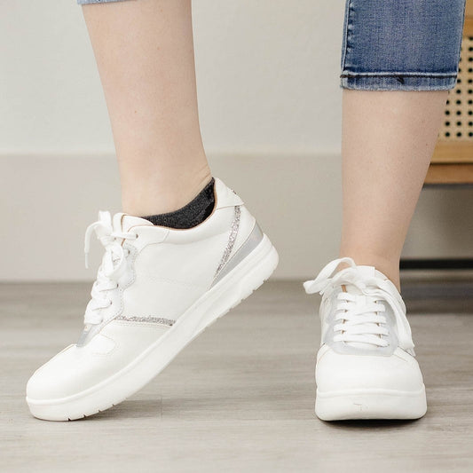 Niko Low Rise Court Sneaker by Yellowbox - White