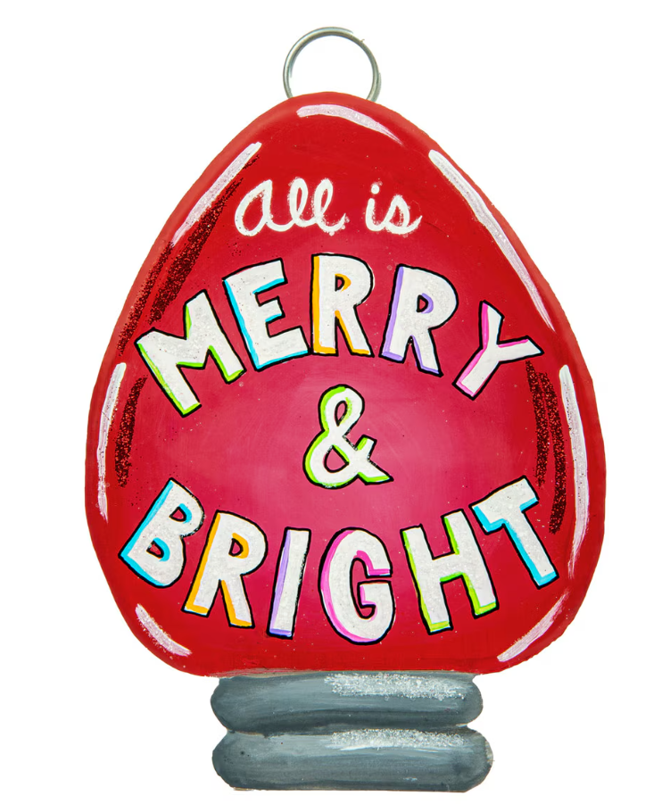 Merry & Bright Bulb Charm