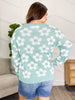 Libby Popcorn Floral Lightweight Sweater