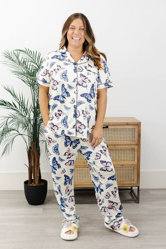 Reg- Butterfly Pj's -Short Sleeve & Pants