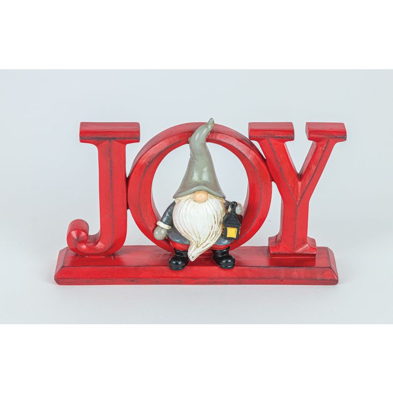 Joy Gnome Resin Tabletop Sitter