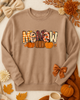 Brown Fall Customizable Mama Sweatshirt