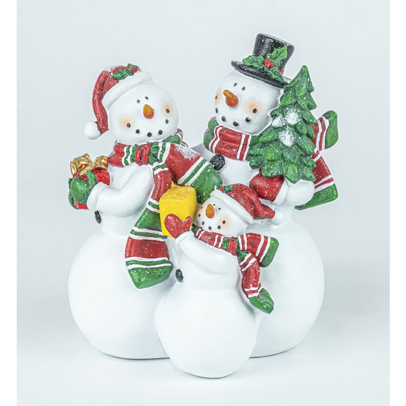 Winter Wishes Snowman Family