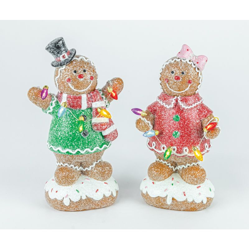 Jolly Gingerbread Light Up Tabletop