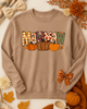 Brown Fall Customizable Mama Sweatshirt