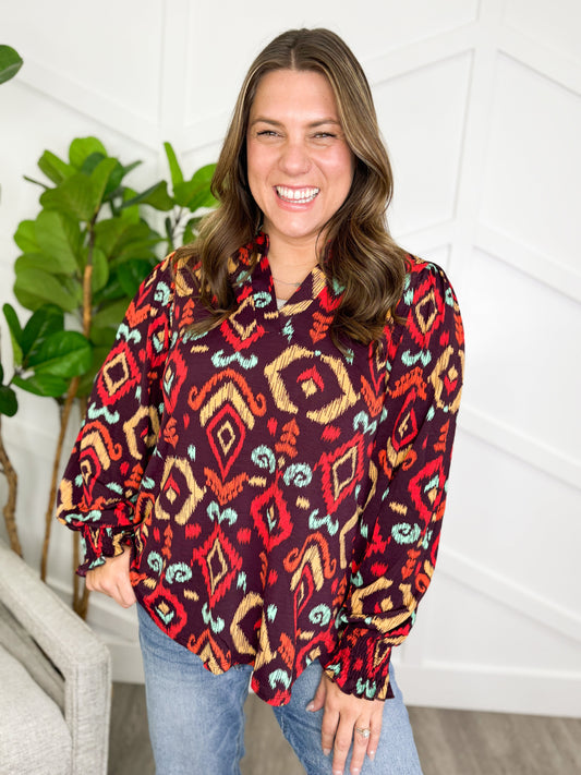 Reg/Plus-Charming Comfort Top