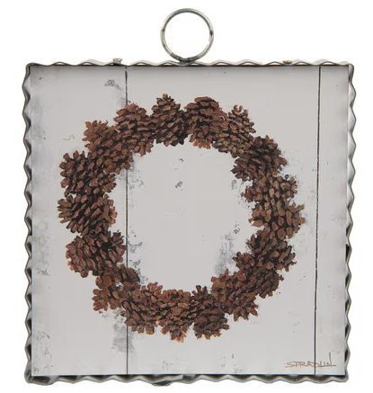 Pinecone Wreath Charm