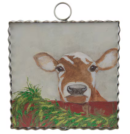 Cow Next Door Charm