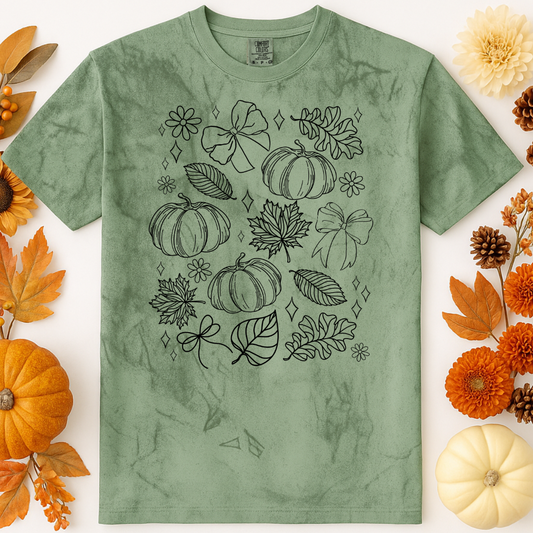 Pumpkins & Bows Tee