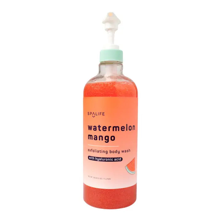 Watermelon Mango Exfoliating Body Wash with Hyaluronic Acid
