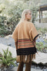 One Size- Western Luxe Fringed Ruana