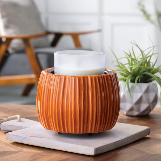 Harvest Pumpkin Crock Candle Warmer
